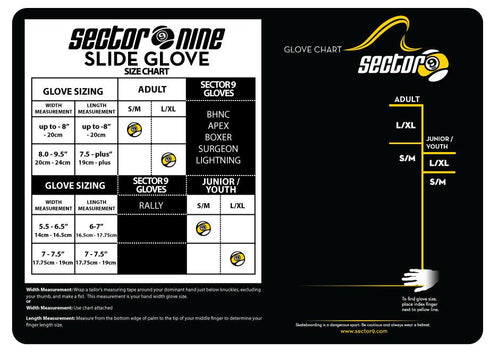 Sector 9 - RALLY YOUTH slide gloves (Green)